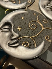 Beautiful silver moon - silver,
