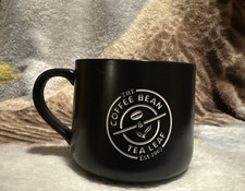 CBTL  Coffee  Bean  &  Tea  Leaf  Matte  Black  Mug / Cup  *Rare  Find*  Vintage