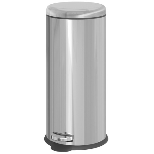 Homcom foot pedal bin - foot,