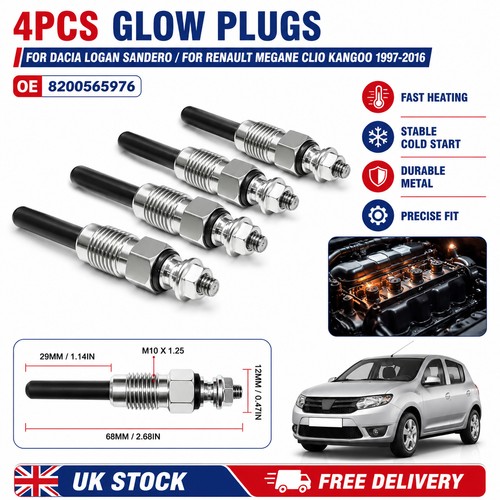 Glow plugs for renault clio - for,