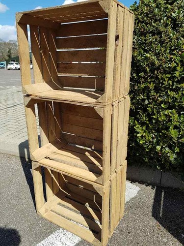 Vintage wooden apple - x,