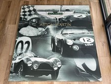 Aston Martin Original Showroom Wall Classic Car Collage 1997.