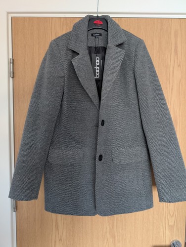 Boohoo grey herringbone - , blazer