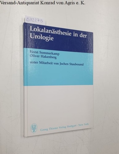 Lokalanästhesie der - lokalanästhesie,
