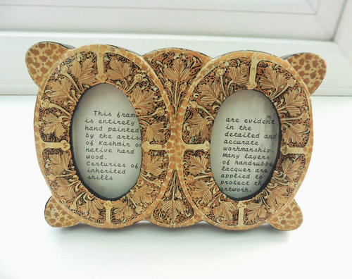 Double oval miniature hardwood - oval,