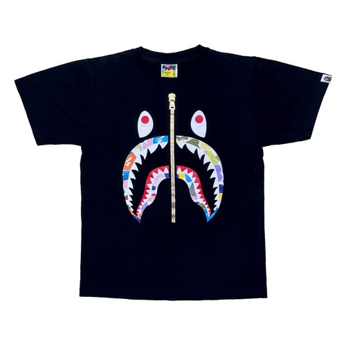 Bape multi camo shark tee - [s],