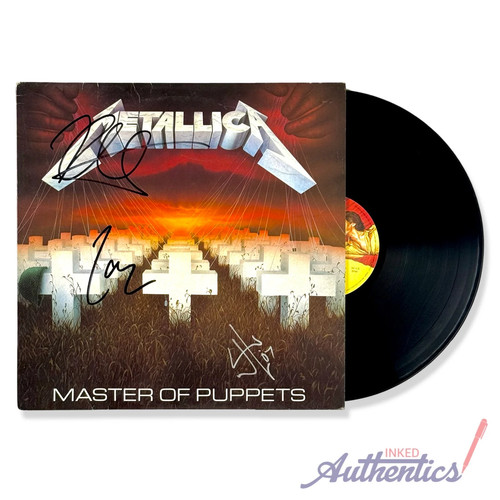 Metallica signed autographed - signed,