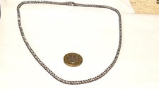 STUNNING SPARKLING LADIES STERLING SILVER TENNIS 20" NECKLACE CHAIN JEWELLERY
