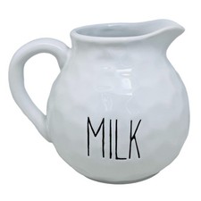 Milk jug with handle white - milk,