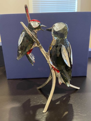 Swarovski figurine woodpeckers - figurine,