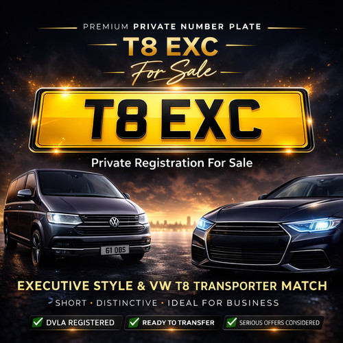 Exc private number plate - exc,