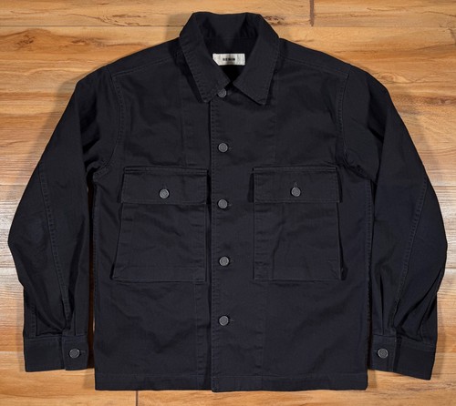 Buck mason black herringbone - black,