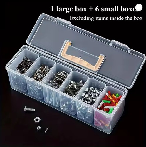 7pcs multi compartment tool - multi-compartment,