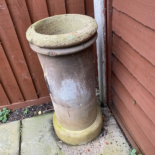 Vintage chimney pot - chimney,