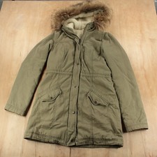 HOLLISTER faux fur trim sherpa