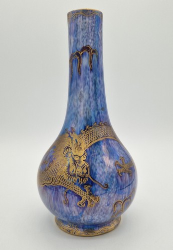Wedgwood blue lustre vase - lustre,