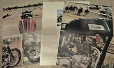 1970 Triumph 3 page Motorcycle