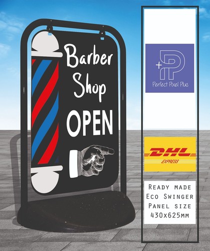 Barber shop open pavement - shop,