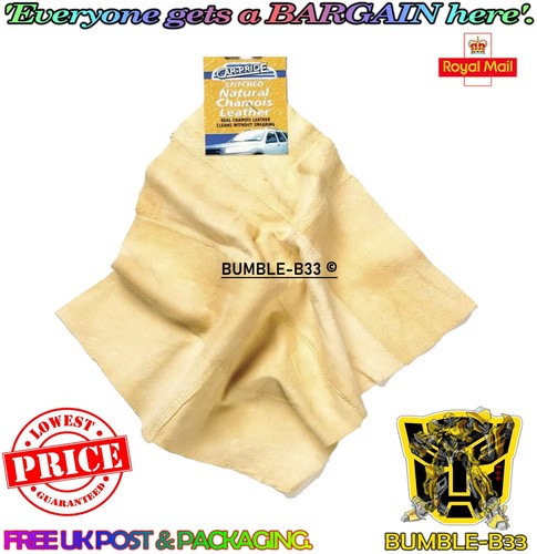 Natural leather chamois - 2x,
