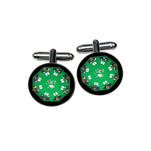 Poker table cufflinks - table, –