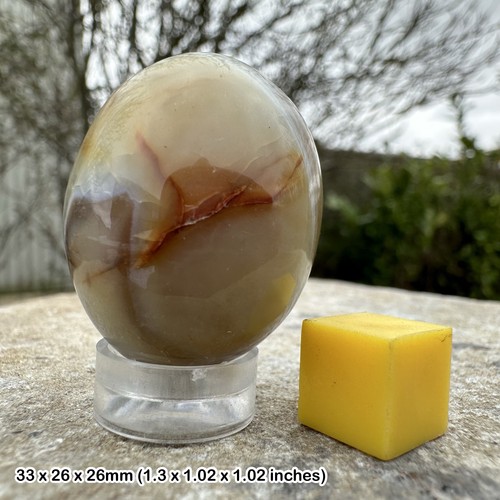 Banded agate egg - banded,