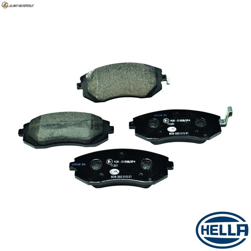 Brake pad set disc - pad, 8db