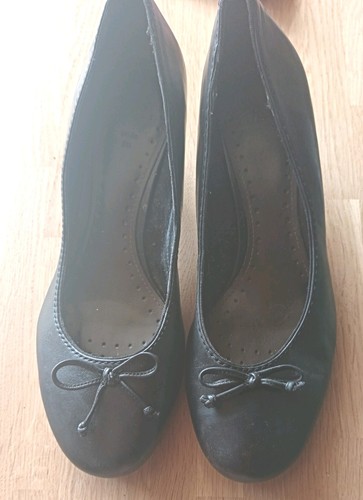 Clarks womens black leather - clarks,