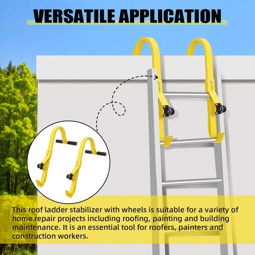Ladder roof hook stabilizer - roof,