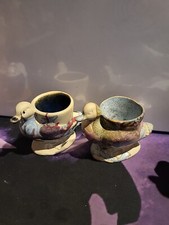 Vintage  Ceramic  Set Of Egg