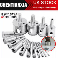 30Pcs Diamond Holesaw Set Holes Saw Drill Bit Cutter Tile Glass Marble Ceramic