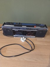 Philips - Tandem Duel Tape Deck - Radio Cassette - Boombox - D806805 Retro 80's 