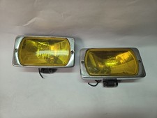 Classic Car Pair Of Yellow Fog