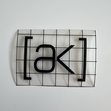 BURTON AK Logo Sticker / black