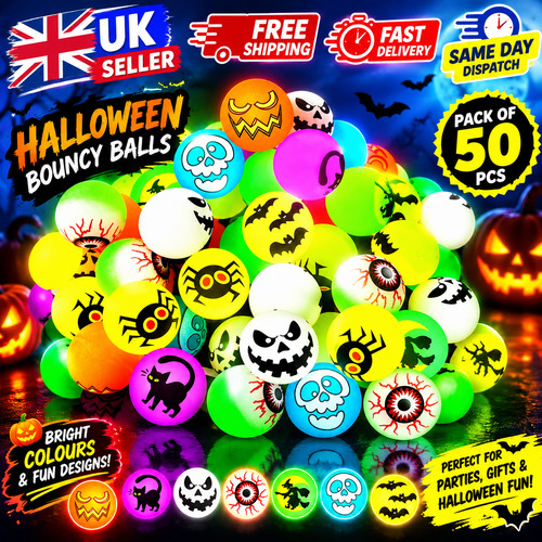 Halloween party bouncy balls - halloween,