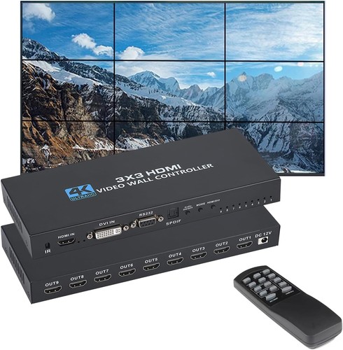 Video wall controller 3x3 tv - controller, 3x3,