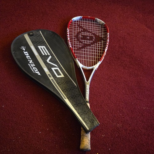 Dunlop evo squash racket - squash, &
