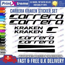 CARRERA KRAKEN Vinyl Decals