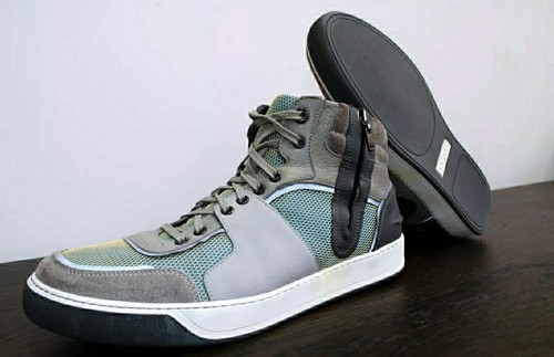 Lanvin high top leather - high-top, zip