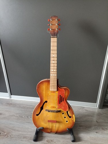 Vintage ussr archtop guitar - vintage,