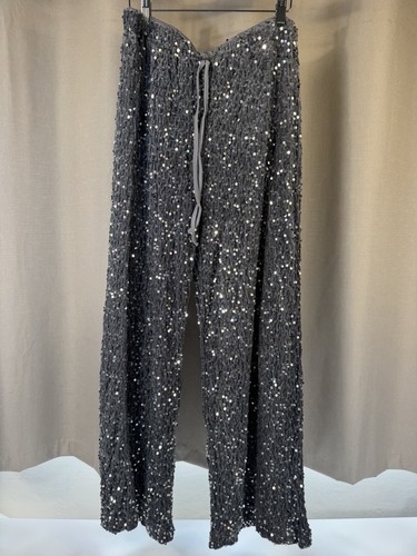 Womens sequin wide leg - wide,