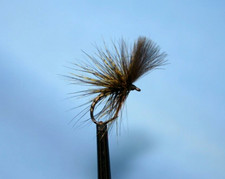 Yellow Owl Grunter Trout Flies Dry Fly Size 12, Barbless, 3 Pack Fly Fishing