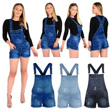 Womens Ladies Denim Dungaree