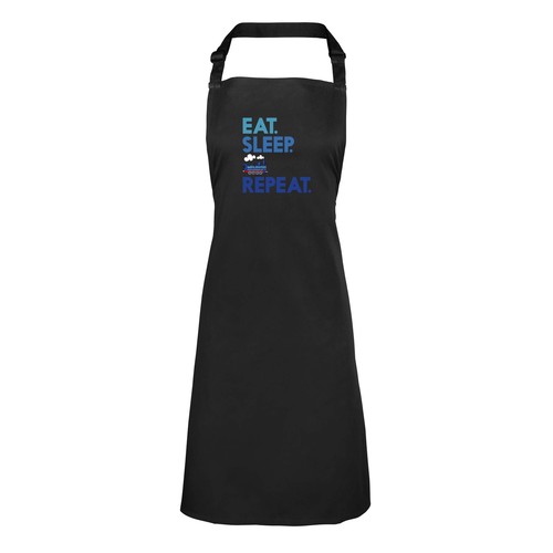 Eat sleep train apron men - eat,