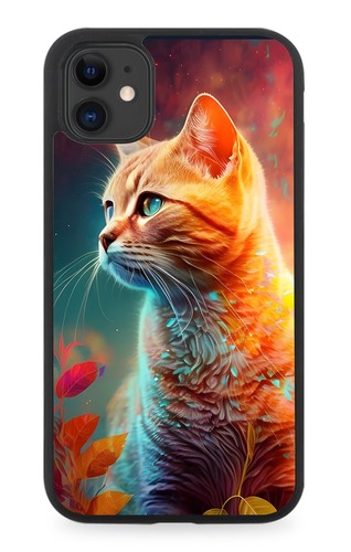 Ginger cat rubber - phone, case