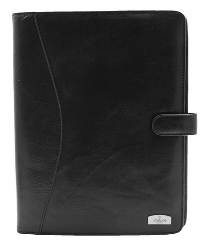Real leather portfolio case - leather,