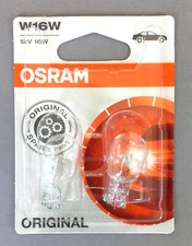 2x Osram Original W16W Wedge