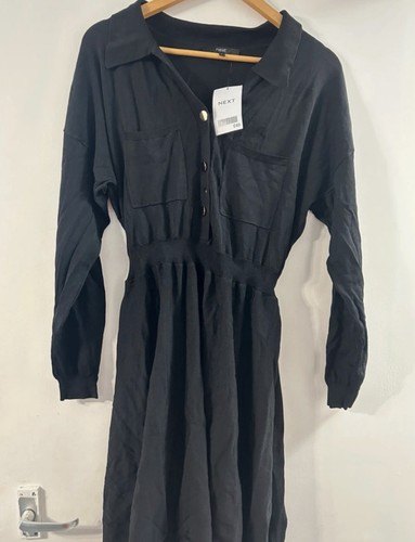 Next black shirt dress long - dress,