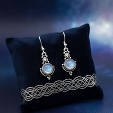 Rainbow Moonstone Drop