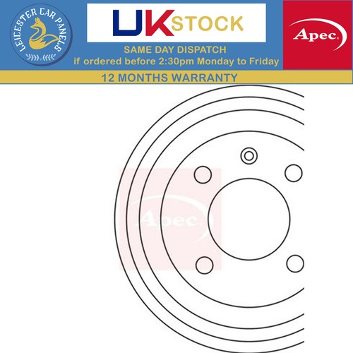 Apec brake drum - brake, ibiza