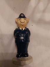 Rustic Charm Pig Policeman Figurine Resin Sculpture